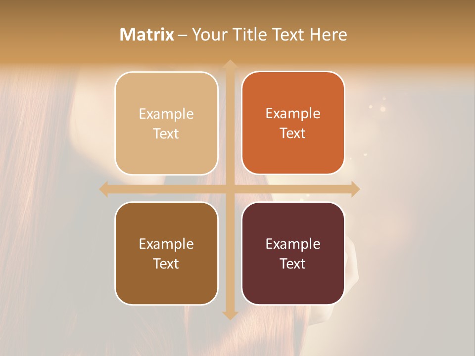 Haircut Coloring Pure PowerPoint Template