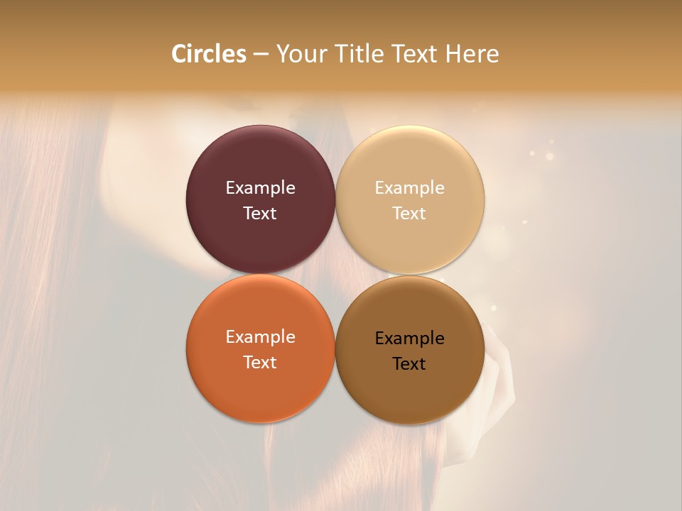 Haircut Coloring Pure PowerPoint Template