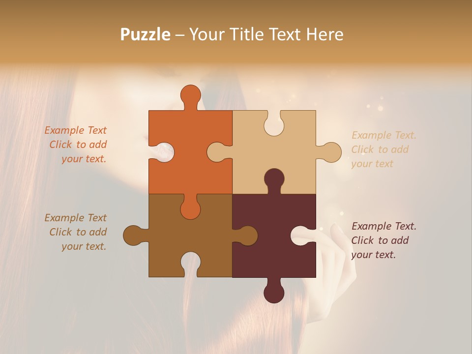 Haircut Coloring Pure PowerPoint Template