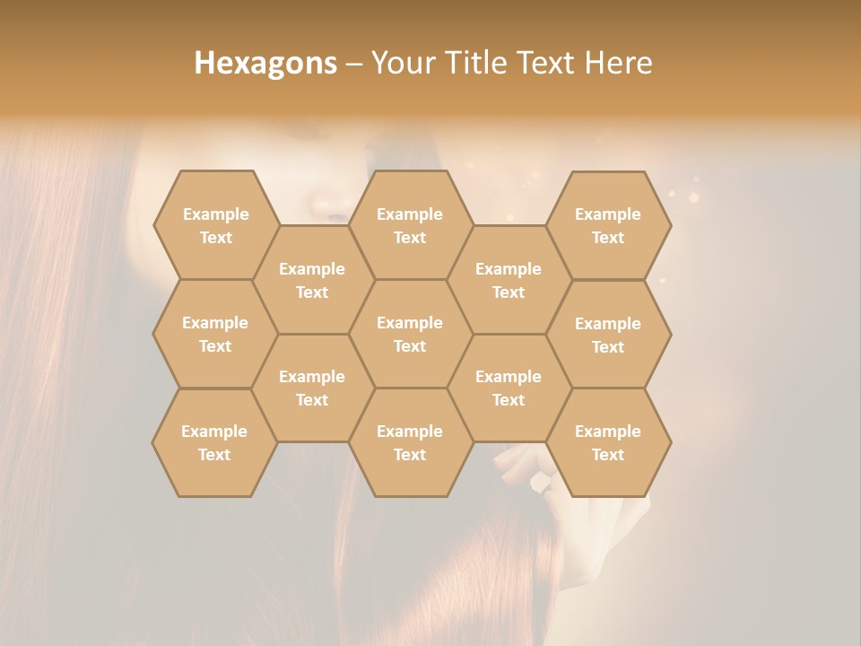 Haircut Coloring Pure PowerPoint Template