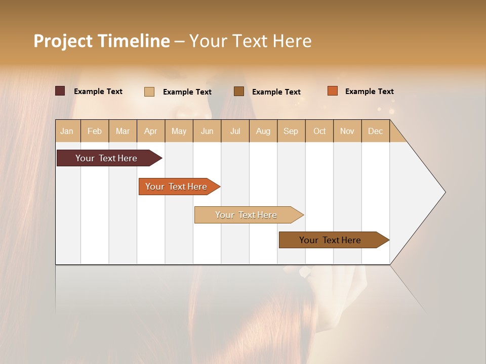 Haircut Coloring Pure PowerPoint Template