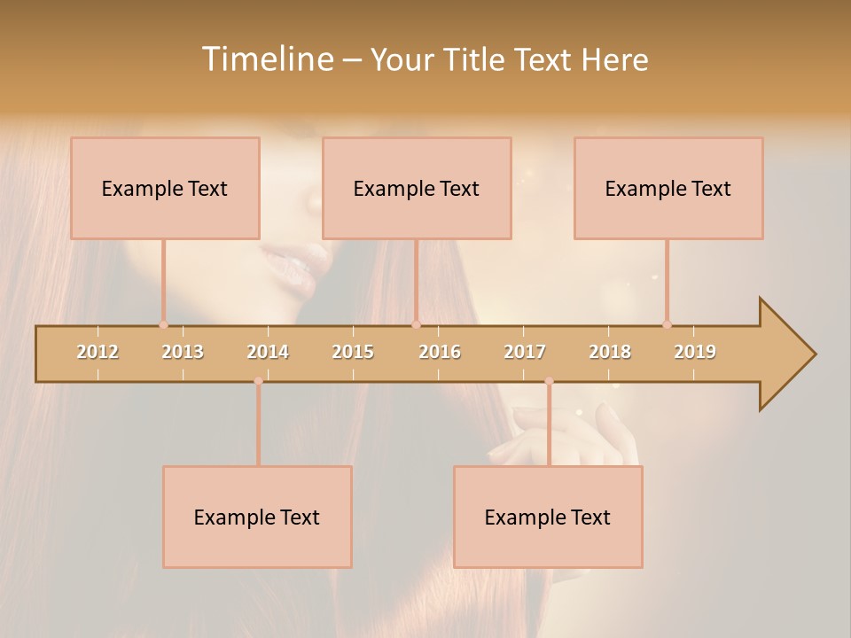 Haircut Coloring Pure PowerPoint Template