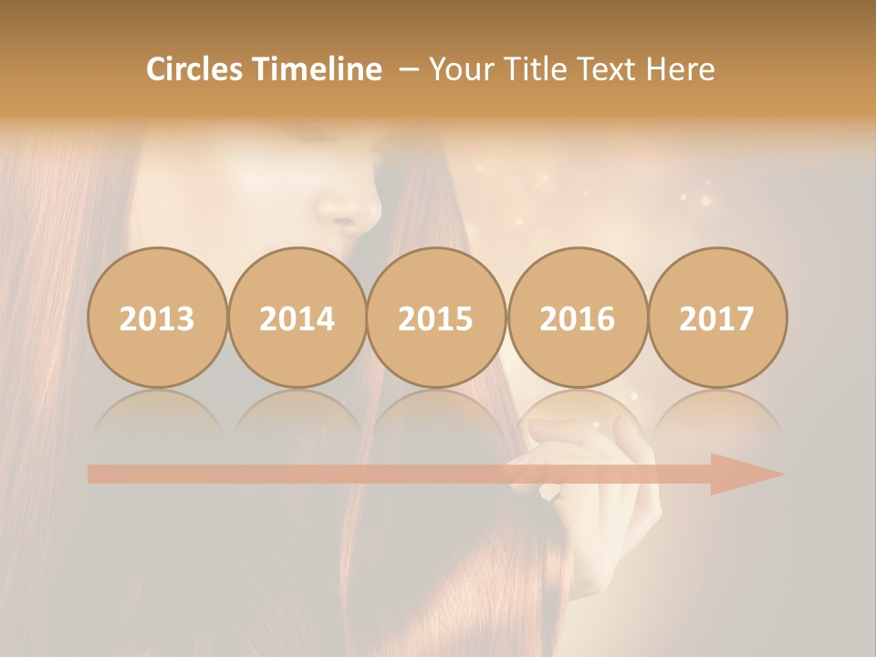 Haircut Coloring Pure PowerPoint Template