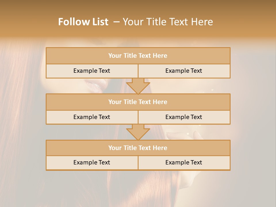 Haircut Coloring Pure PowerPoint Template