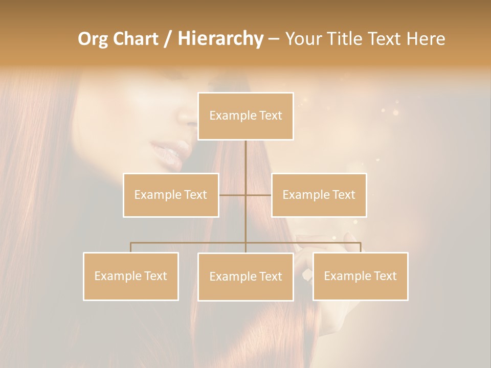Haircut Coloring Pure PowerPoint Template