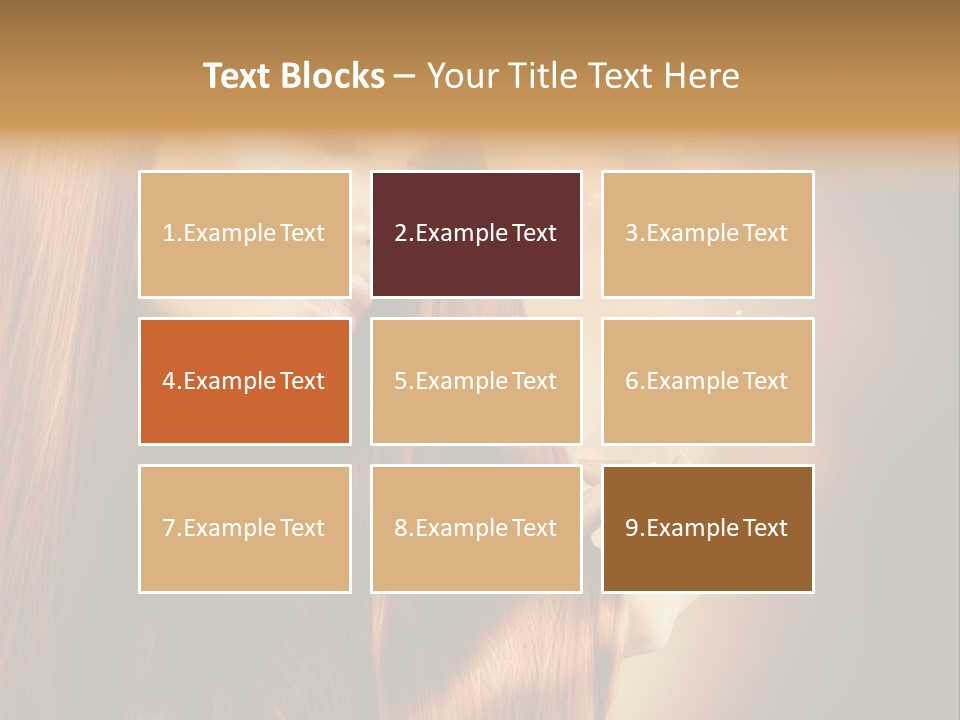 Haircut Coloring Pure PowerPoint Template