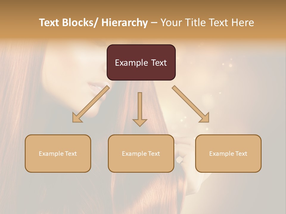 Haircut Coloring Pure PowerPoint Template