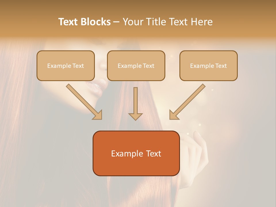 Haircut Coloring Pure PowerPoint Template