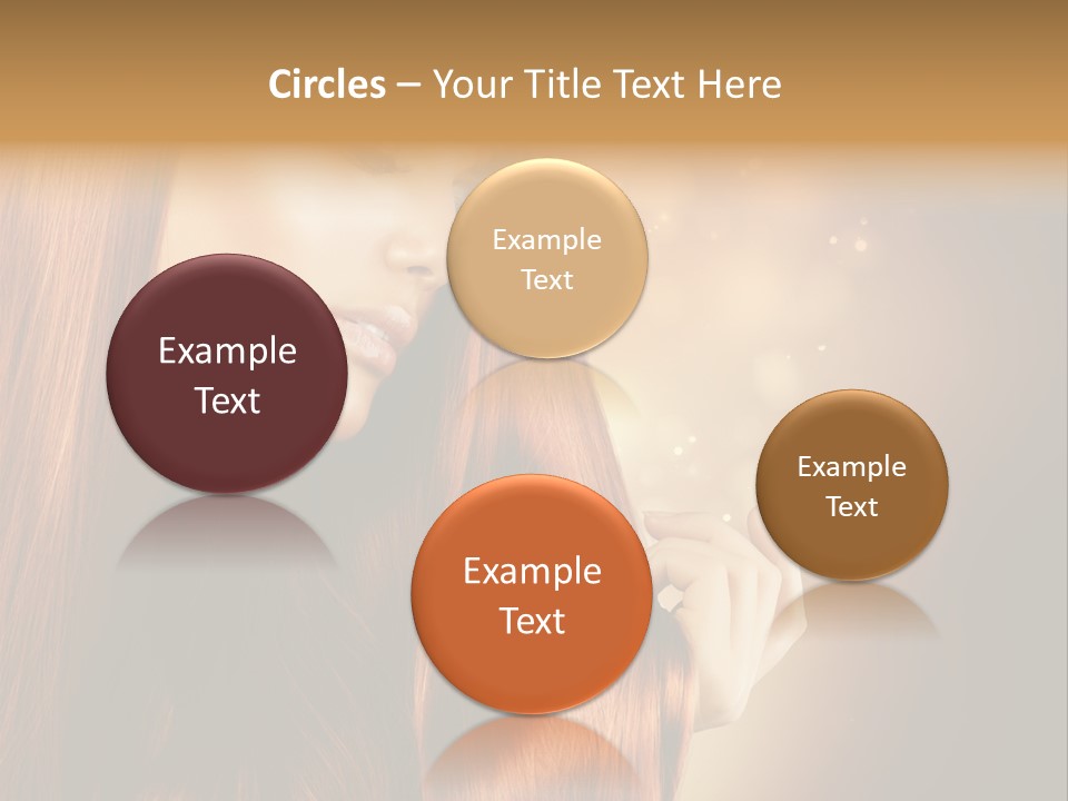 Haircut Coloring Pure PowerPoint Template