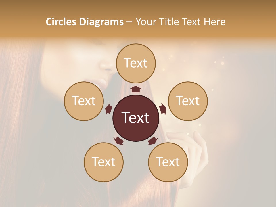 Haircut Coloring Pure PowerPoint Template