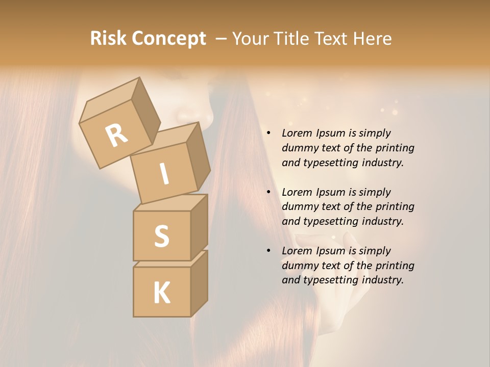 Haircut Coloring Pure PowerPoint Template