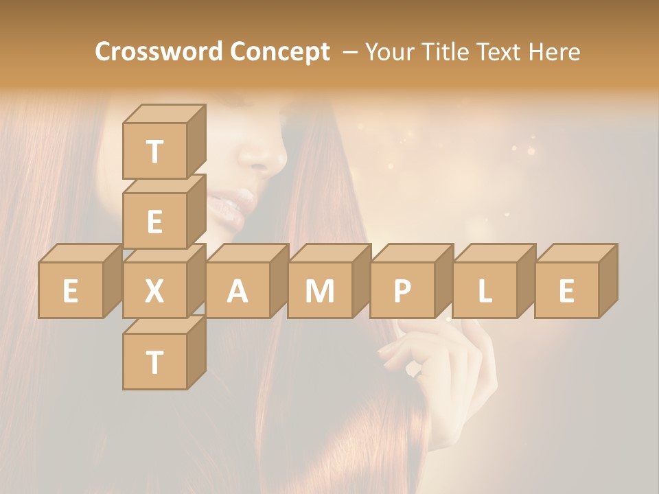 Haircut Coloring Pure PowerPoint Template