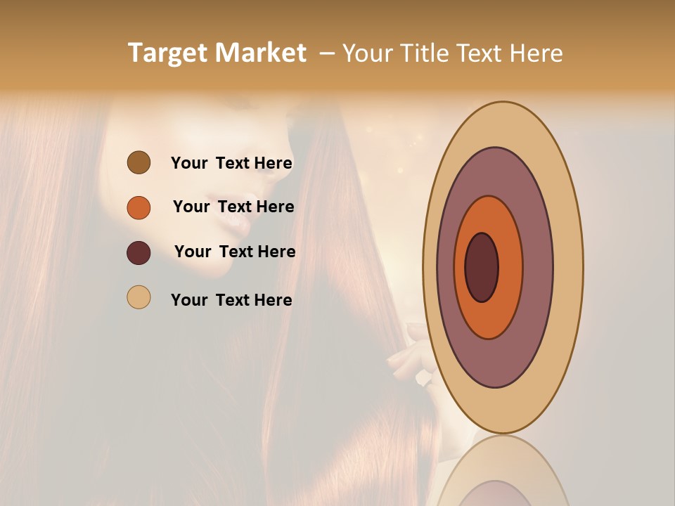 Haircut Coloring Pure PowerPoint Template