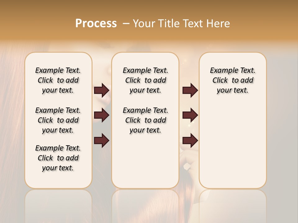 Haircut Coloring Pure PowerPoint Template