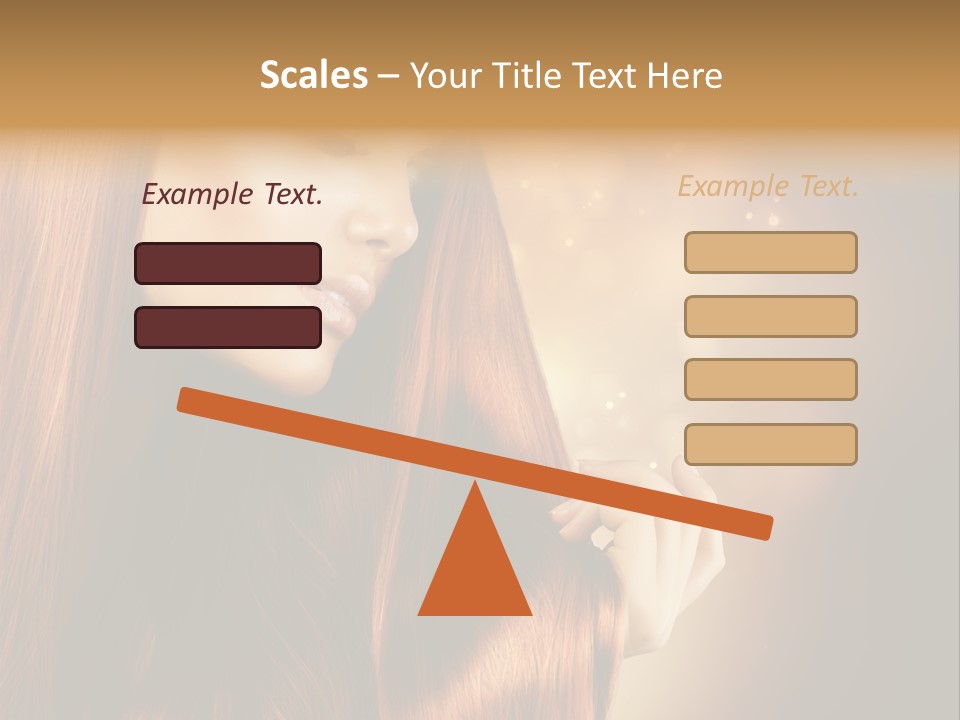 Haircut Coloring Pure PowerPoint Template