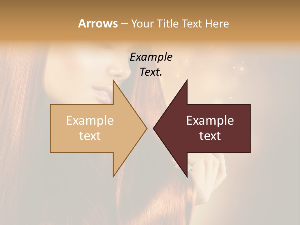 Haircut Coloring Pure PowerPoint Template