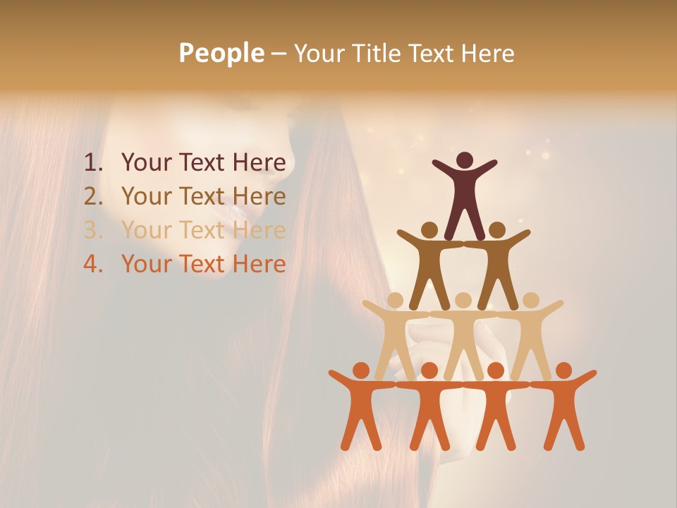 Haircut Coloring Pure PowerPoint Template