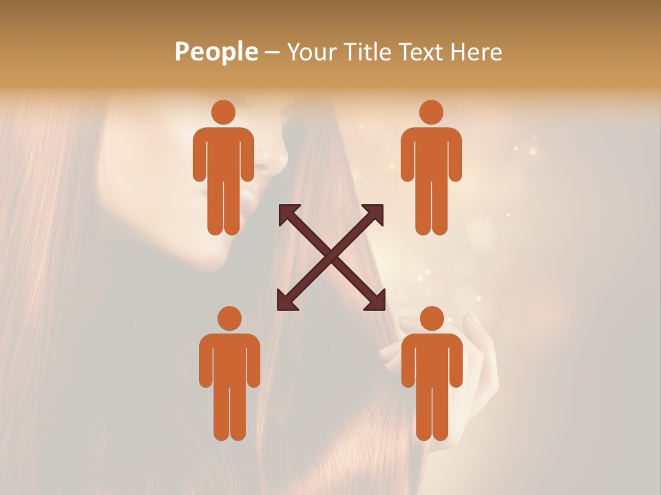 Haircut Coloring Pure PowerPoint Template