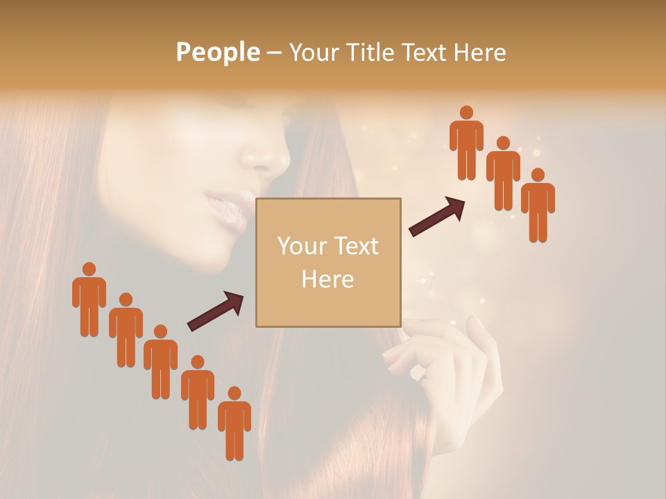 Haircut Coloring Pure PowerPoint Template