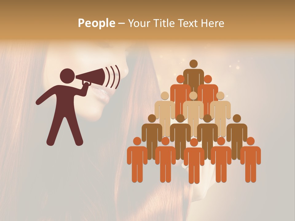 Haircut Coloring Pure PowerPoint Template