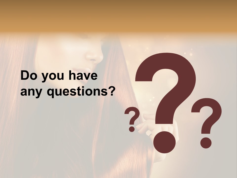 Haircut Coloring Pure PowerPoint Template