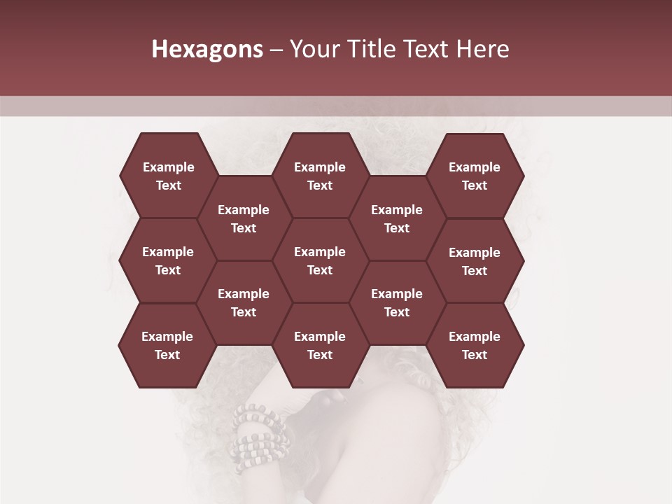 Romantic Character Blonde PowerPoint Template