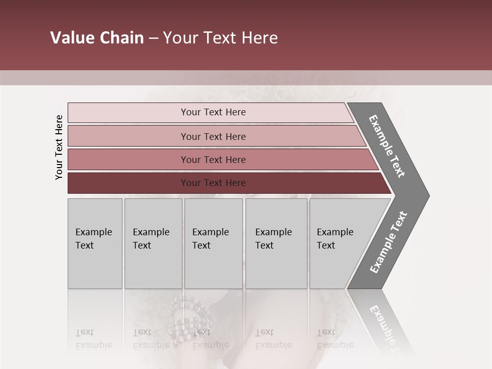 Romantic Character Blonde PowerPoint Template