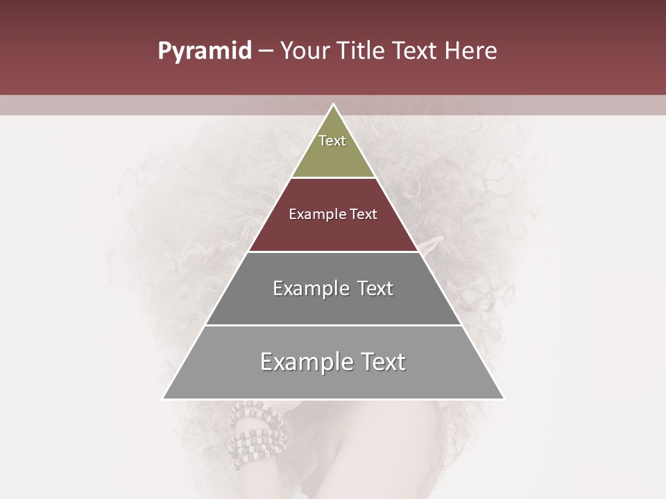 Romantic Character Blonde PowerPoint Template