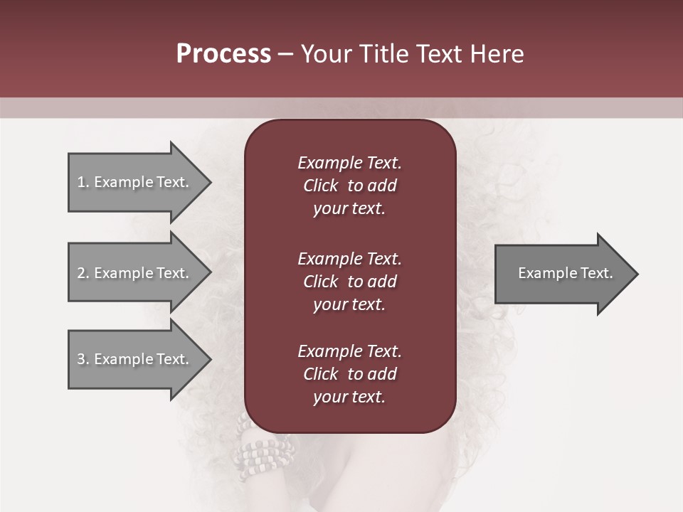 Romantic Character Blonde PowerPoint Template