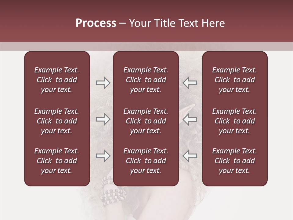 Romantic Character Blonde PowerPoint Template