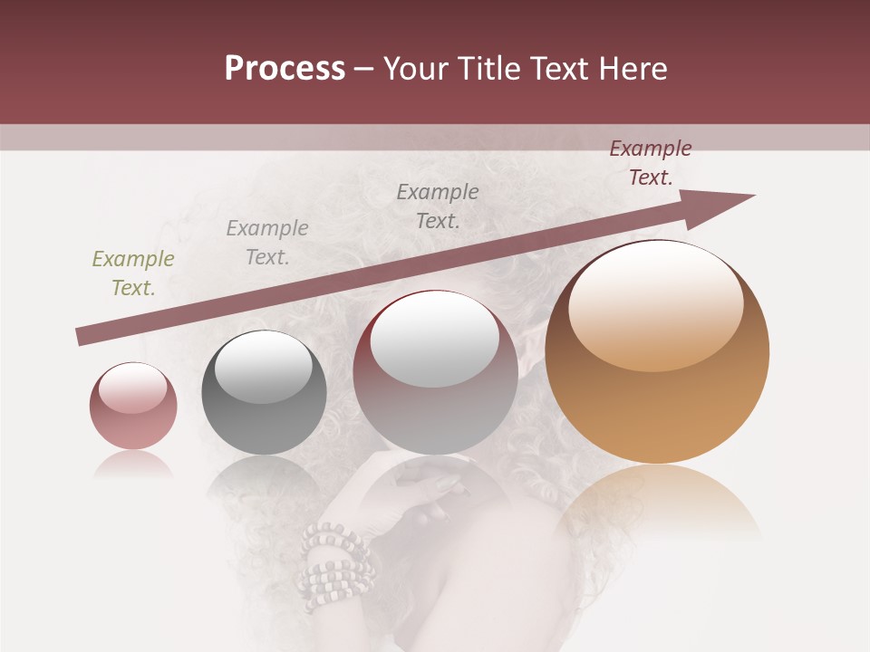 Romantic Character Blonde PowerPoint Template