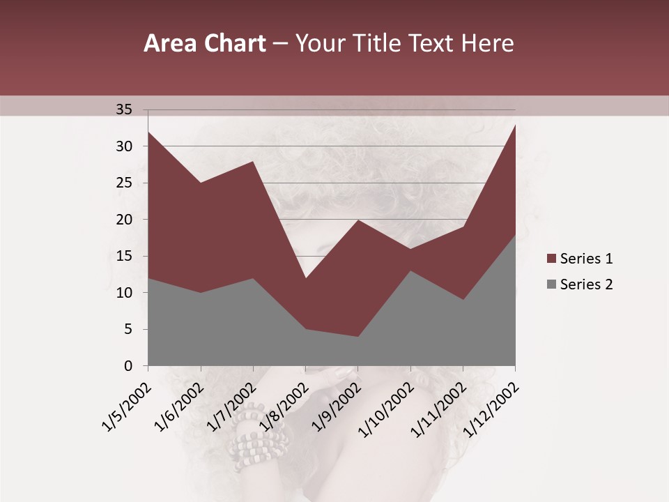 Romantic Character Blonde PowerPoint Template