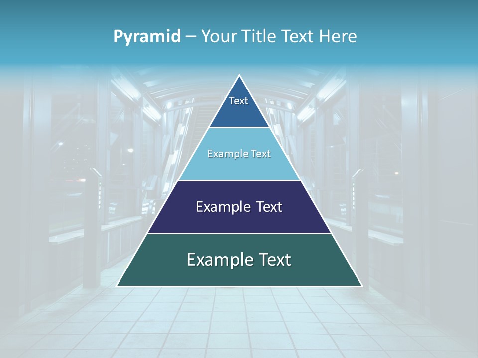 Passengers Metro Handrail PowerPoint Template