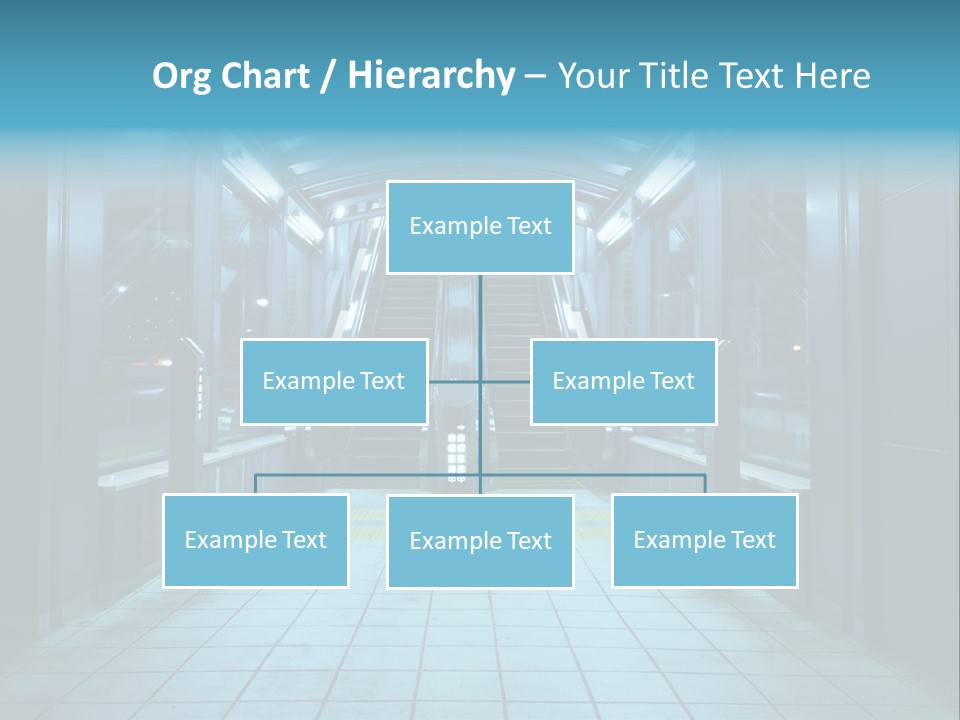 Passengers Metro Handrail PowerPoint Template