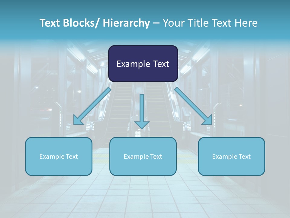 Passengers Metro Handrail PowerPoint Template