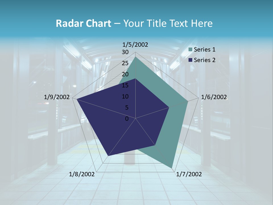 Passengers Metro Handrail PowerPoint Template