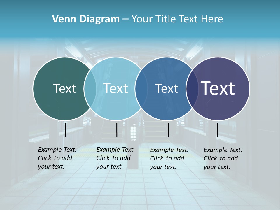 Passengers Metro Handrail PowerPoint Template