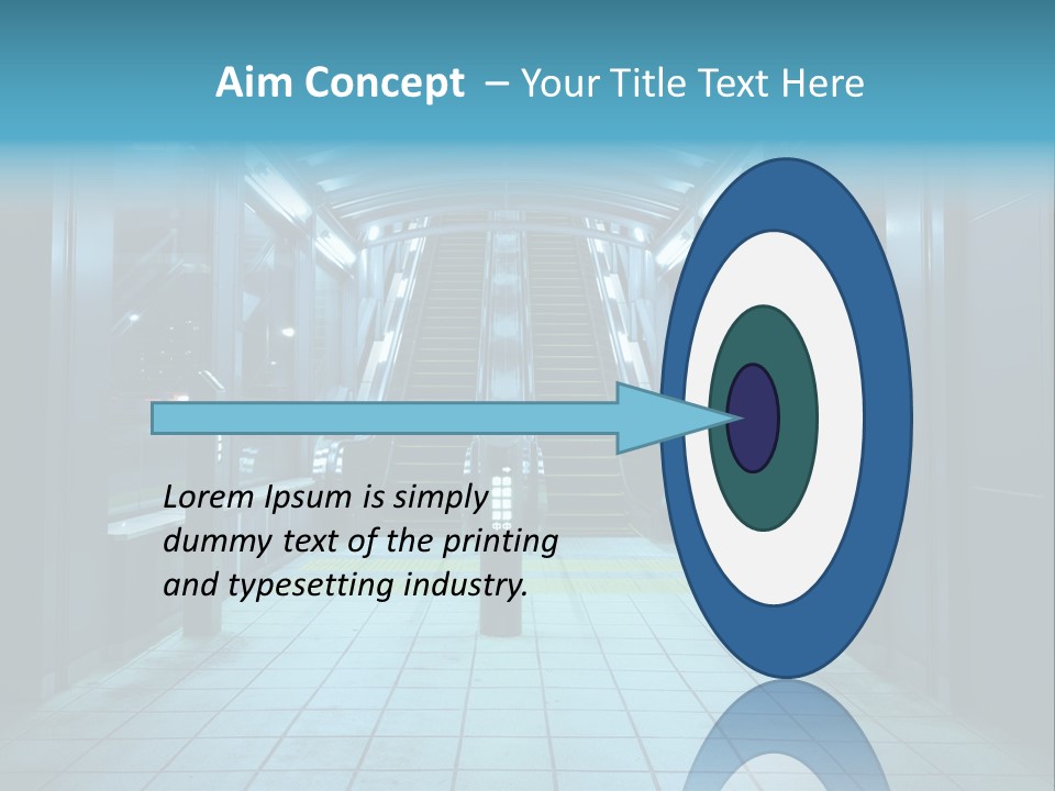 Passengers Metro Handrail PowerPoint Template