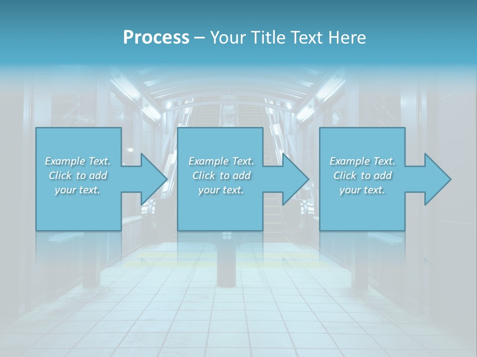 Passengers Metro Handrail PowerPoint Template