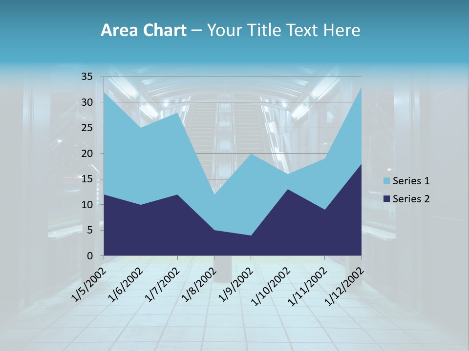 Passengers Metro Handrail PowerPoint Template