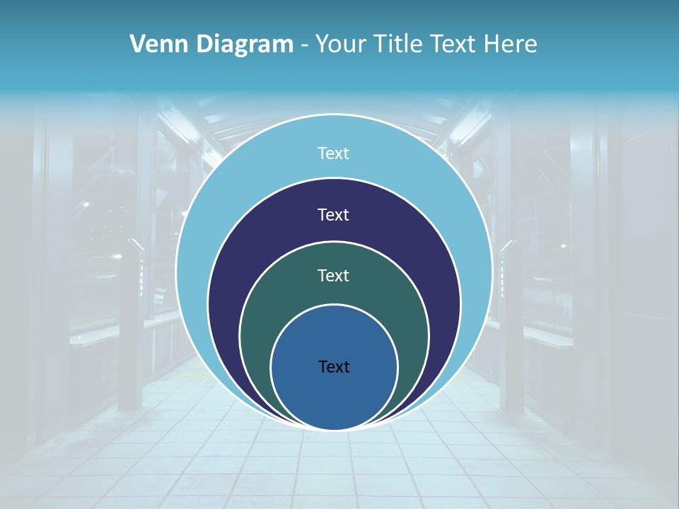 Passengers Metro Handrail PowerPoint Template