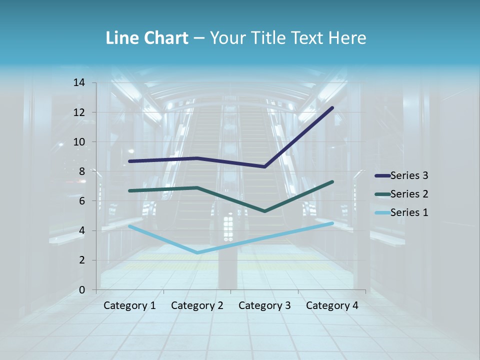 Passengers Metro Handrail PowerPoint Template