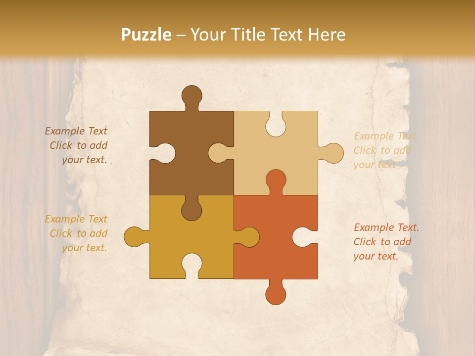 Old Decor Holiday PowerPoint Template