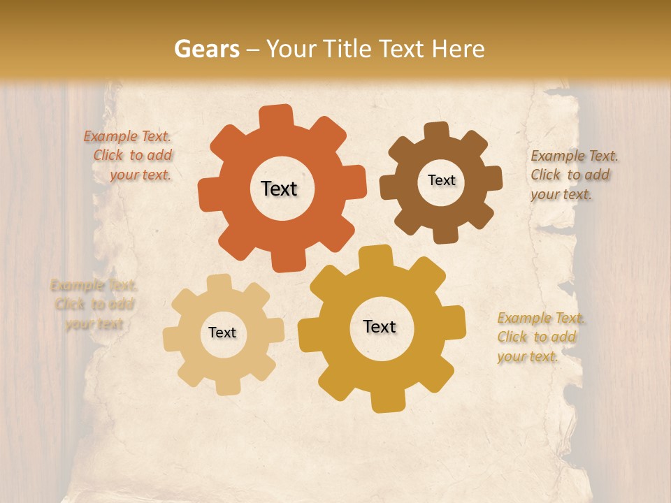 Old Decor Holiday PowerPoint Template