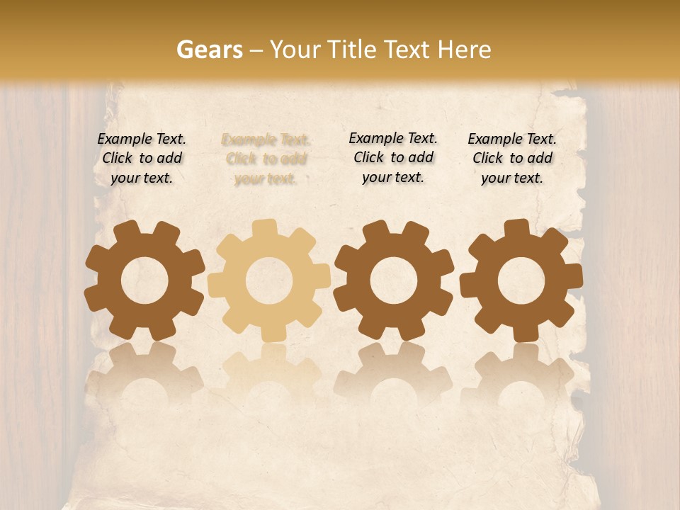 Old Decor Holiday PowerPoint Template