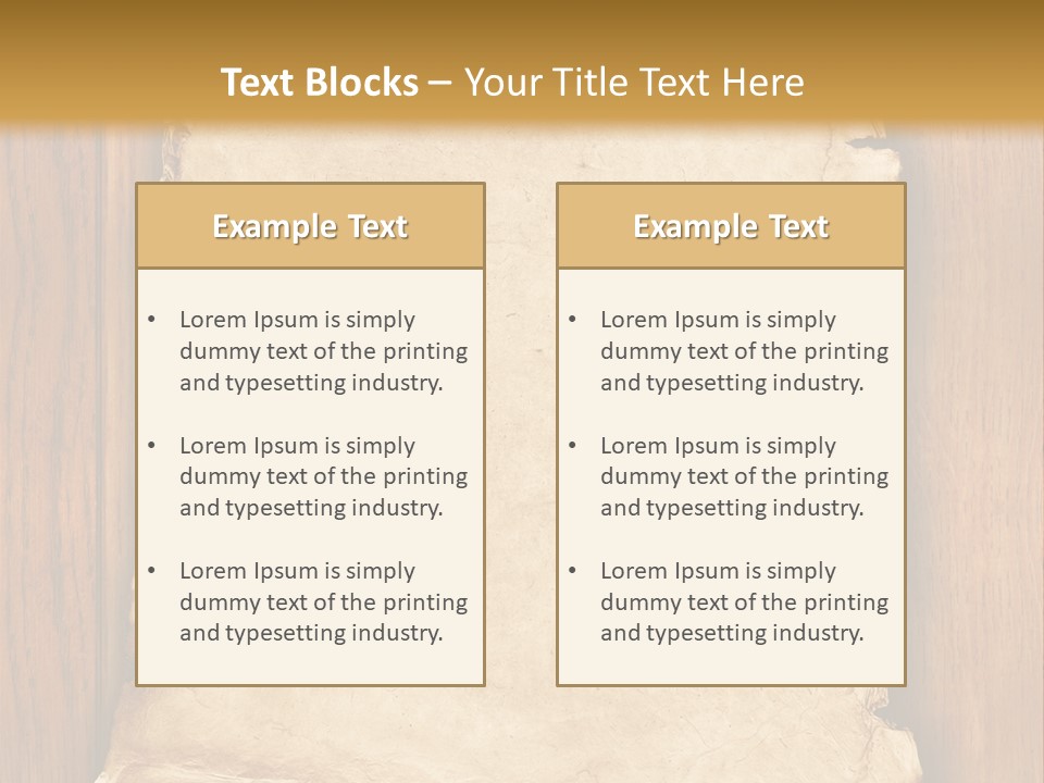 Old Decor Holiday PowerPoint Template