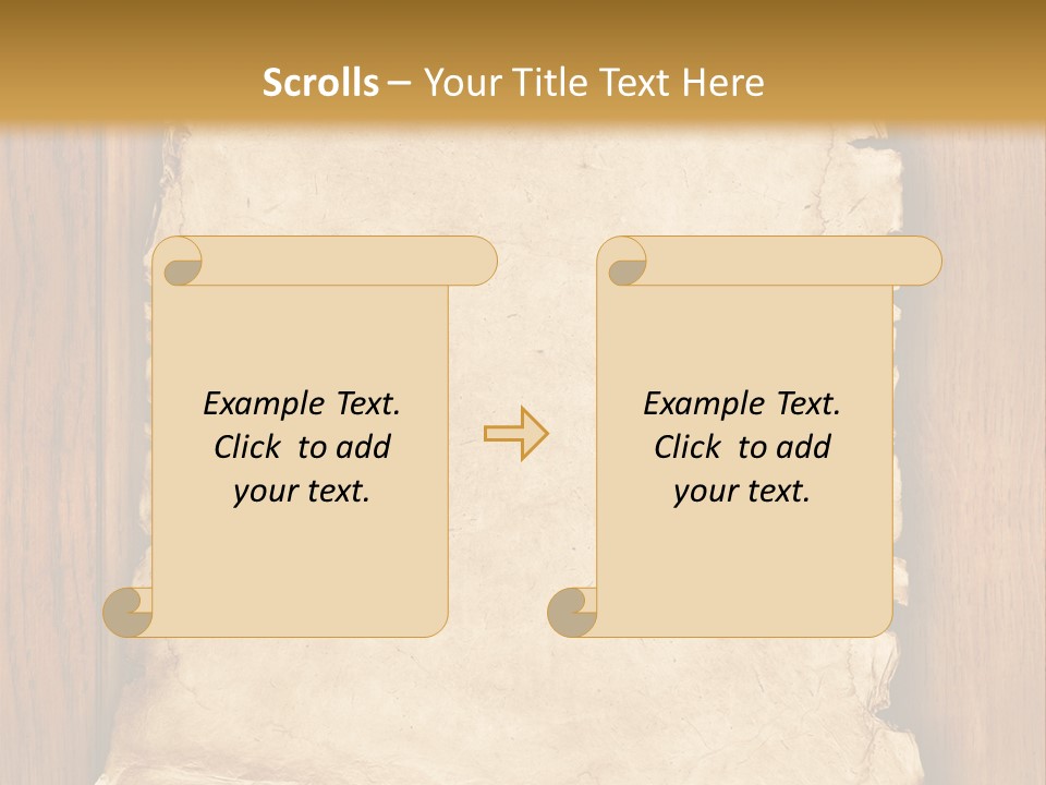 Old Decor Holiday PowerPoint Template