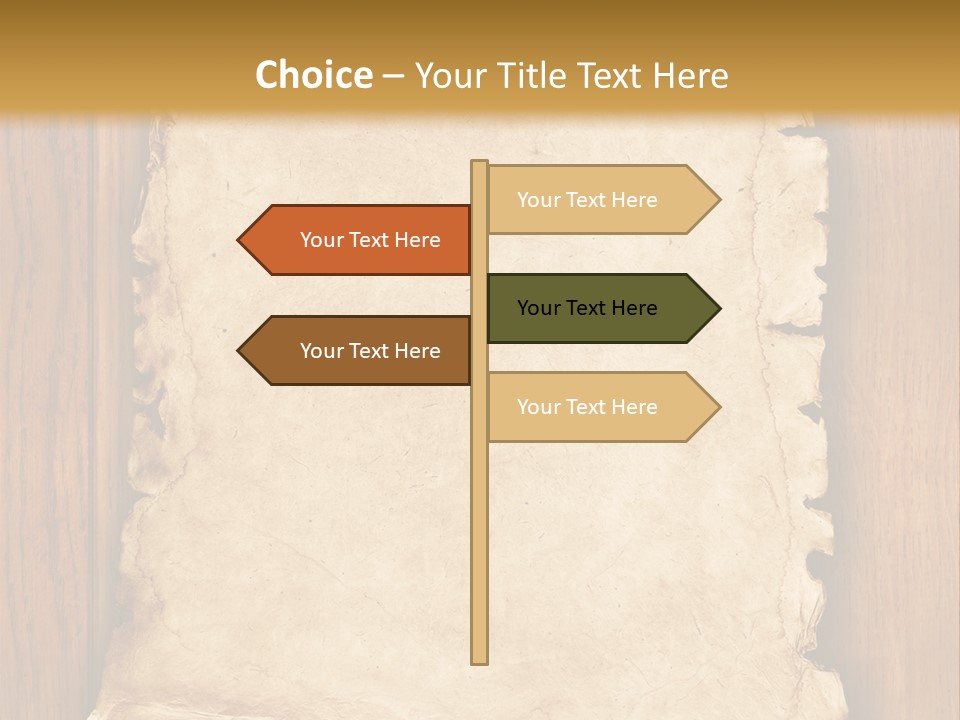 Old Decor Holiday PowerPoint Template