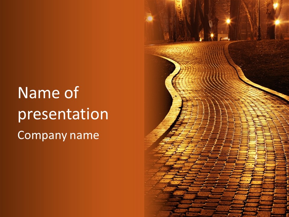 Park Attraction Silent PowerPoint Template