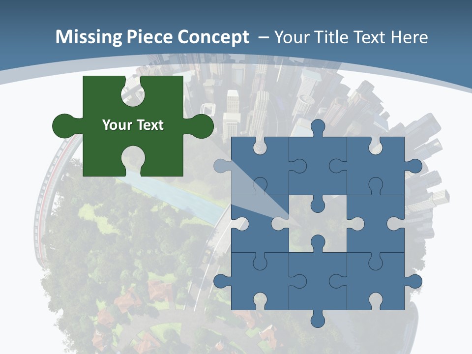 Urban River Commute PowerPoint Template